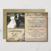 ヴィンテージスタイル 50周年 招待状 (正面/裏面)