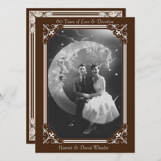 ヴィンテージスタイル 60周年記念祝賀会 招待状 (正面/裏面)