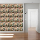 ヴィンテージスタイルChinoiserieガーデンシーンタイル タイル