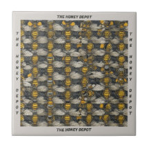 ヴィンテージスタイルHoneyBeeパターン名セラミックタイル