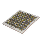 ヴィンテージスタイルHoneyBeeパターン名セラミックタイル タイル (側面)