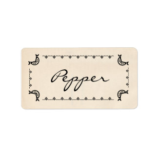 ヴィンテージスタイルPepper（ペッパー）ラベル ラベル