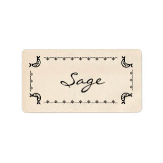 ヴィンテージスタイルSageラベル ラベル