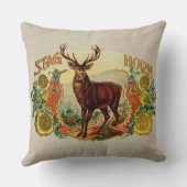 ヴィンテージスタグホーン クッション (裏面)