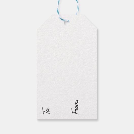 ヴィンテージスタックの書籍とバラ ギフトタグ (裏面)