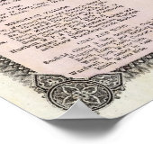 ヴィンテージスタンフォードCTの地図(1867) ポスター (角)