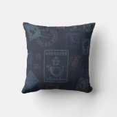 ヴィンテージスタンプイニシャル枕 クッション (裏面)