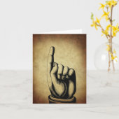 ヴィンテージスタンプカード カード (黄色い花)