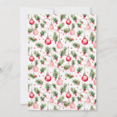 ヴィンテージスタンプキッチストナディアイエロークリスマス シーズンカード (裏面)