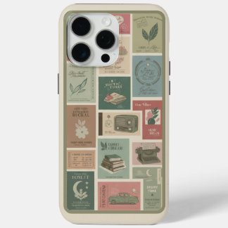 ヴィンテージスタンプコラージュデザイン iPhone 15 PRO MAXケース
