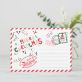 ヴィンテージスタンプ郵便局クリスマス シーズンカード (スタンド正面)
