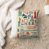 ヴィンテージスタンプ:ドキュメントデコル クッション (ブランケット)