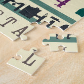 ヴィンテージスタンプ:ドキュメントデコル ジグソーパズル (側面)