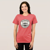 ヴィンテージスタンプ - “No Borders, Just Horizons”. トライブレンドTシャツ (正面全面)