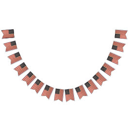 ヴィンテージスターとストライプアメリカン バンティングフラッグ