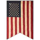 ヴィンテージスターとストライプアメリカン バンティングフラッグ (第1の旗)