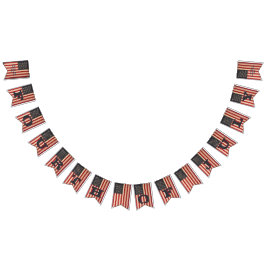 ヴィンテージスターとストライプアメリカン バンティングフラッグ