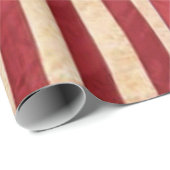 ヴィンテージスターとストライプ風化米国国旗 ラッピングペーパー (ロールコーナー)