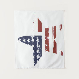 ヴィンテージスターアメリカ国旗 タペストリー