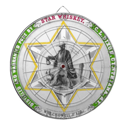 ヴィンテージスターウイスキーダーツボード ダーツボード (正面)