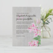 ヴィンテージスターガザーリリー結婚式招待状 招待状 (スタンド正面)