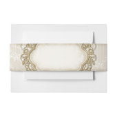 ヴィンテージスターガーザリータウペレース金ゴールド枠 招待状ベリーバンド (正面例)