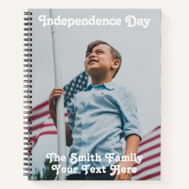 ヴィンテージスターストライプズアメリカフラッグカスタム ノートブック