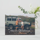 ヴィンテージスターズメリークリスマスフォト シーズンカード (スタンド正面)