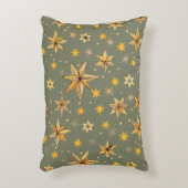 ヴィンテージスターデザインアクセント枕 アクセントクッション (正面(垂直))