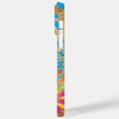 ヴィンテージスターバストパーソナライズされた花 Case-Mate iPhoneケース (裏面 / 左)