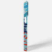 ヴィンテージスターバストパーソナライズされた花 Case-Mate iPhoneケース (裏面 / 右)