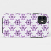 ヴィンテージスターバストBT iPhone 5ケース、紫 Case-Mate iPhoneケース (裏面(横))