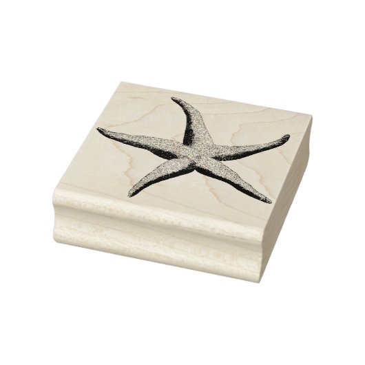 ヴィンテージスターフィッシュゴムアートスタンプ ラバースタンプ (スタンプ)