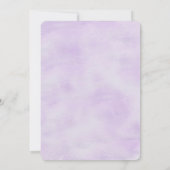 ヴィンテージスターフィッシュビーチオーキッドアンドターコイズ 招待状 (裏面)