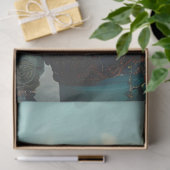 ヴィンテージスタームパンクウィメンアリゲーターデコページ 薄葉紙 (ギフト)