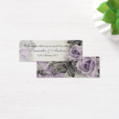 ヴィンテージスターリングシルバーバラ結婚式の引き出物ラベル (デスク)