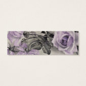 ヴィンテージスターリングシルバーバラ結婚式の引き出物ラベル (裏面)