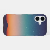 ヴィンテージスターリースカイグラデーション iPhone 16ケース (裏面横)