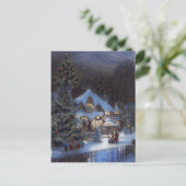 ヴィンテージスターリーナイトクリスマスビレッジ シーズンポストカード (スタンド正面)