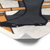 ヴィンテージスターンズ女性広告アートポスター ポスター (角)