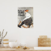 ヴィンテージスターンズ女性広告アートポスター ポスター (キッチン)