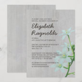 ヴィンテージスター・オブ・ベツレヘム・ブライダル・シャワー 招待状 (正面/裏面)