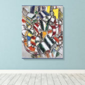 ヴィンテージスチルライフフェルナンドレガー自然モルテ キャンバスプリント (インサイチュ (ウッドフロア))