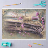 ヴィンテージスチルライフラグジュアリーロマンチックフローラバロック 薄葉紙 (クラフト)