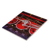 ヴィンテージスチームトレインホイール タイル (側面)