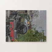 ヴィンテージスチームトレイン写真 ジグソーパズル (横)