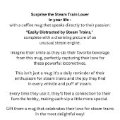 ヴィンテージスチームトレイン簡単に気を散らす、名前を追加 コーヒーマグカップ