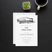 ヴィンテージスチームトレイン60thバースデーパーティー 招待状