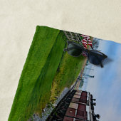 ヴィンテージスチームトレイン89 – 名前の追加文字または削除 ビーチタオル (インサイチュ)