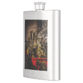 ヴィンテージスチームトレイン – 古いタイマー フラスク (左)